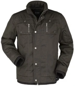 "Army Field Jacket" Tussenseizoensjas Bruin Van Black Premium By EMP