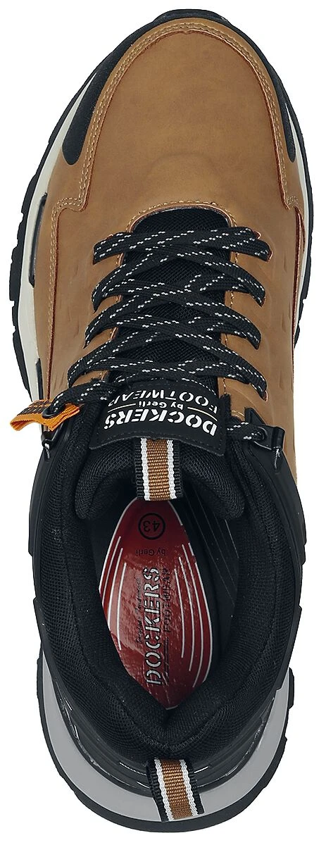 "Sneaker Low" Sneakers Bruin-zwart Van Dockers By Gerli - Afbeelding 5