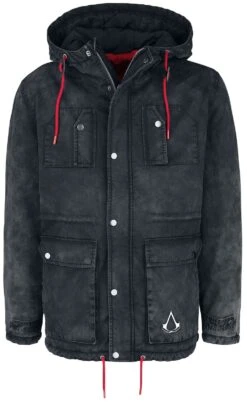 "Assassin" Parka Zwart Van Assassin's Creed