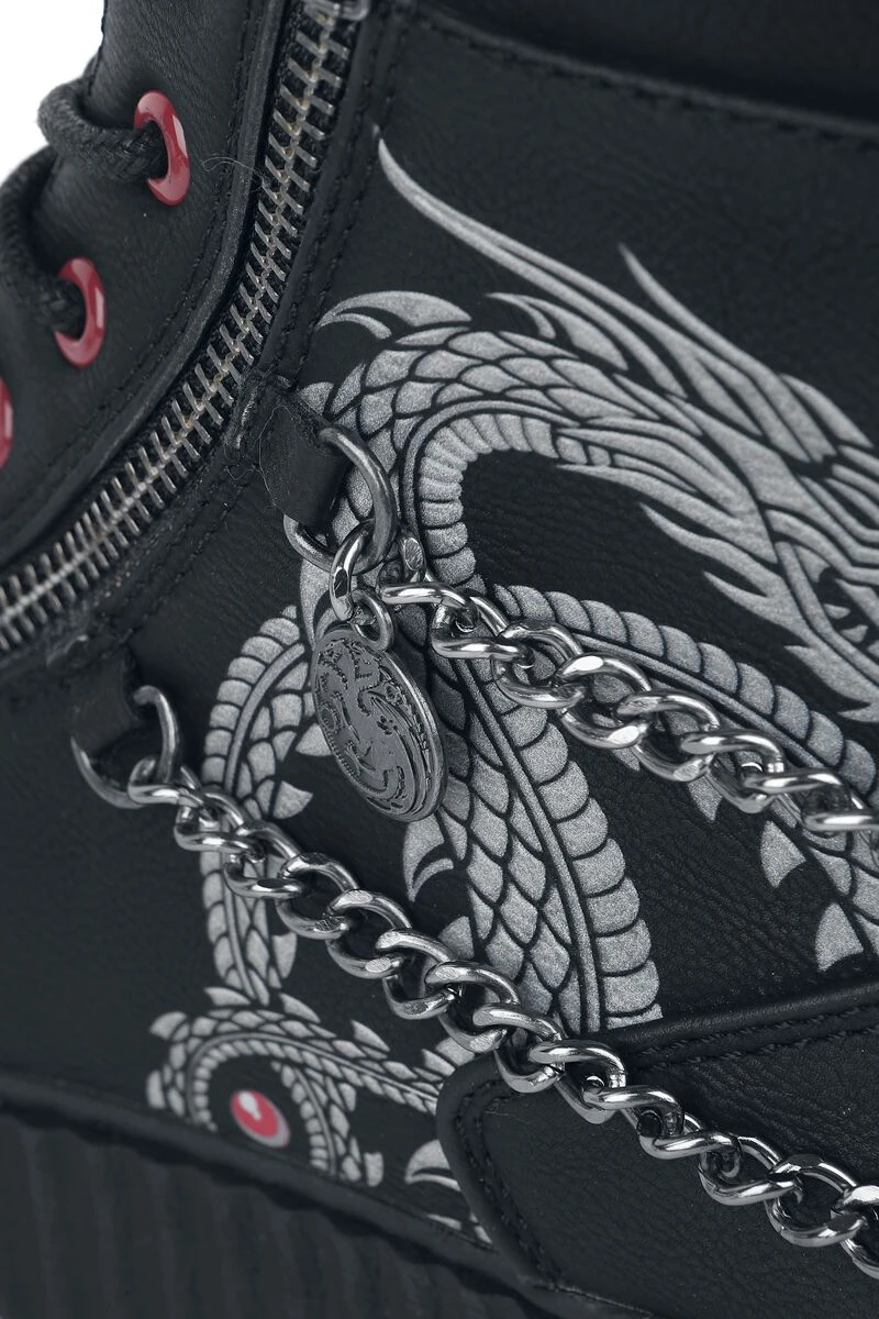 "Dragons" Sneakers High Zwart Van Game Of Thrones - Afbeelding 7