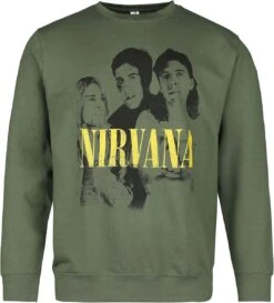 "Photo" Shirt Met Lange Mouwen Groen Van Nirvana