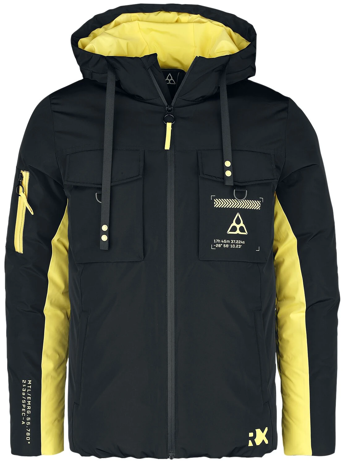 "React" Winterjas Zwart Van Six Extraction