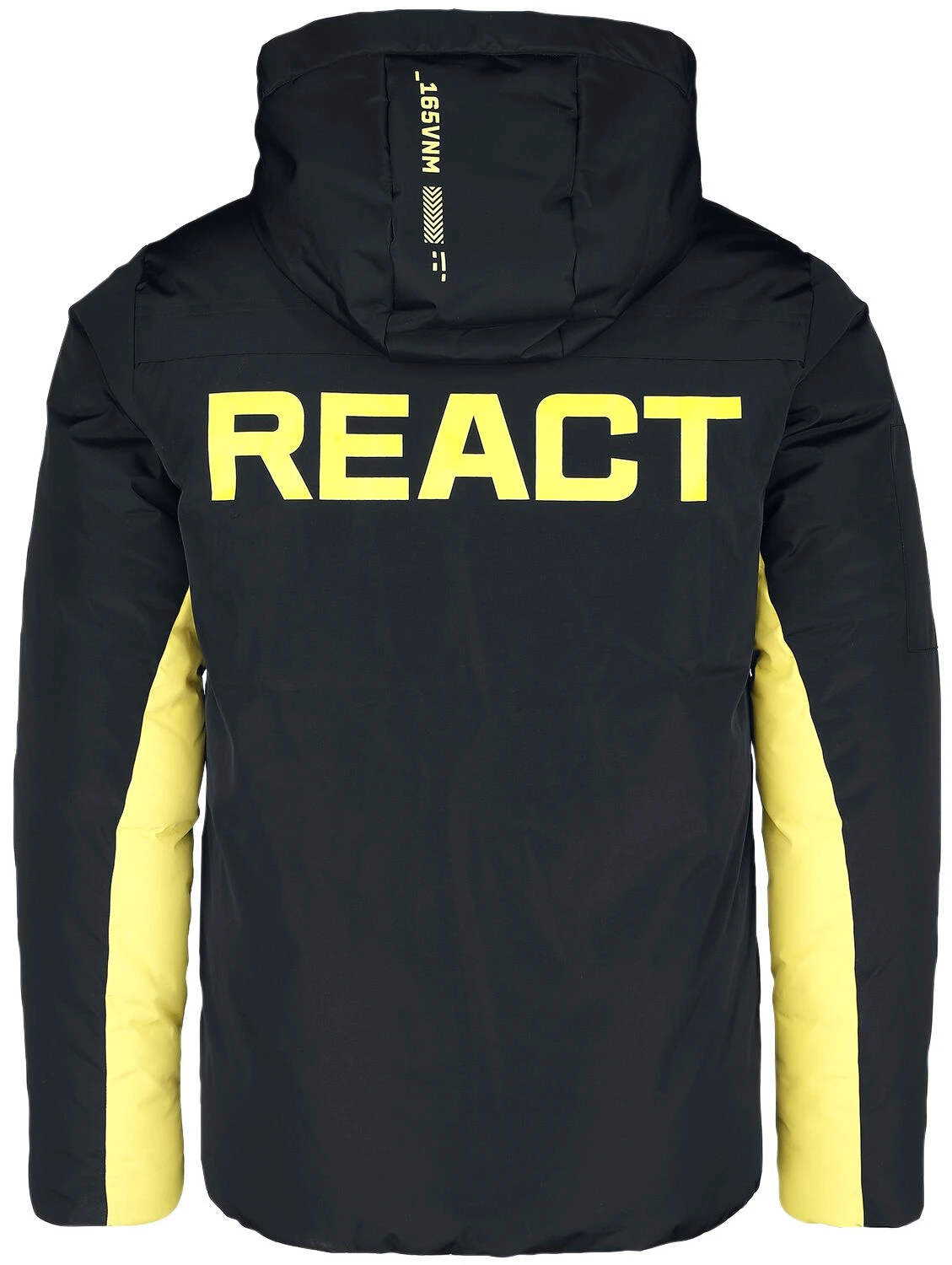 "React" Winterjas Zwart Van Six Extraction - Afbeelding 2