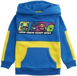 "Brawl" Trui Met Capuchon Blauw-geel Van Brawl Stars