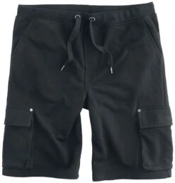 "Vrijetijdsbroek Met Geborduurde Schedel" Korte Broek Zwart Van RED By EMP