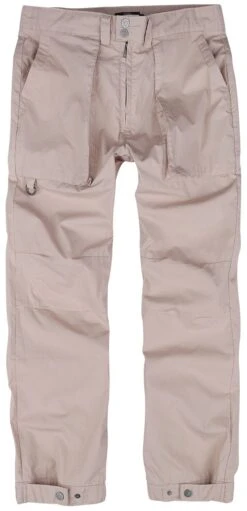 "Lichte Vrijetijdsbroek" Stoffen Broeken Beige Van RED By EMP