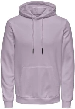 "ONSCERES HOODED JUMPER NOOS" Trui Met Capuchon Lila Van ONLY And SONS