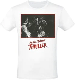 "Thriller BW Photo" T-shirt Wit Van Michael Jackson