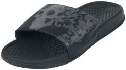 "Slippers Met Schedelprint" Sandaal Zwart Van Black Premium By EMP