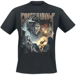 "Mass" T-shirt Zwart Van Powerwolf