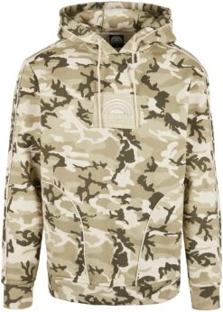 "Southpole Embroidery Hoody" Trui Met Capuchon Camo Zand Van Southpole