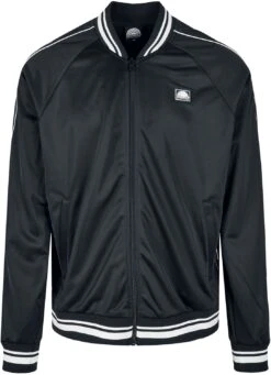 "Southpole Tricot Jacket" Trainingsjas Zwart Van Southpole