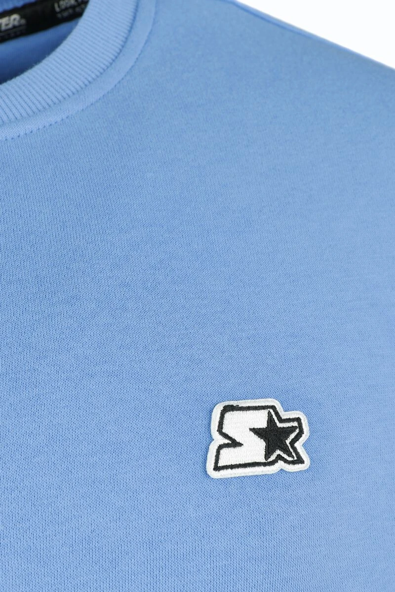 "Starter Essential Crewneck" Sweatshirts Blauw Van Starter - Afbeelding 2