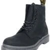 "1460 - Black Milled Nubuck Wp" Laars Zwart Van Dr. Martens