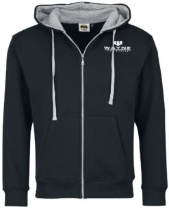 "Wayne Industries" Vest Met Capuchon Zwart Van Batman