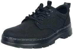 "Reeder Leather - Black Milled Nubuck Wp" Schoenen Met Veters Zwart Van Dr. Martens