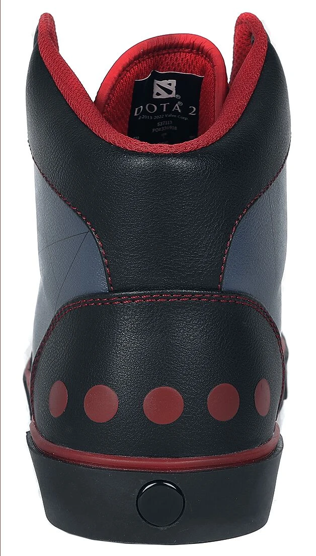 "Team Up" Sneakers High Zwart-grijs Van DOTA 2 - Afbeelding 2