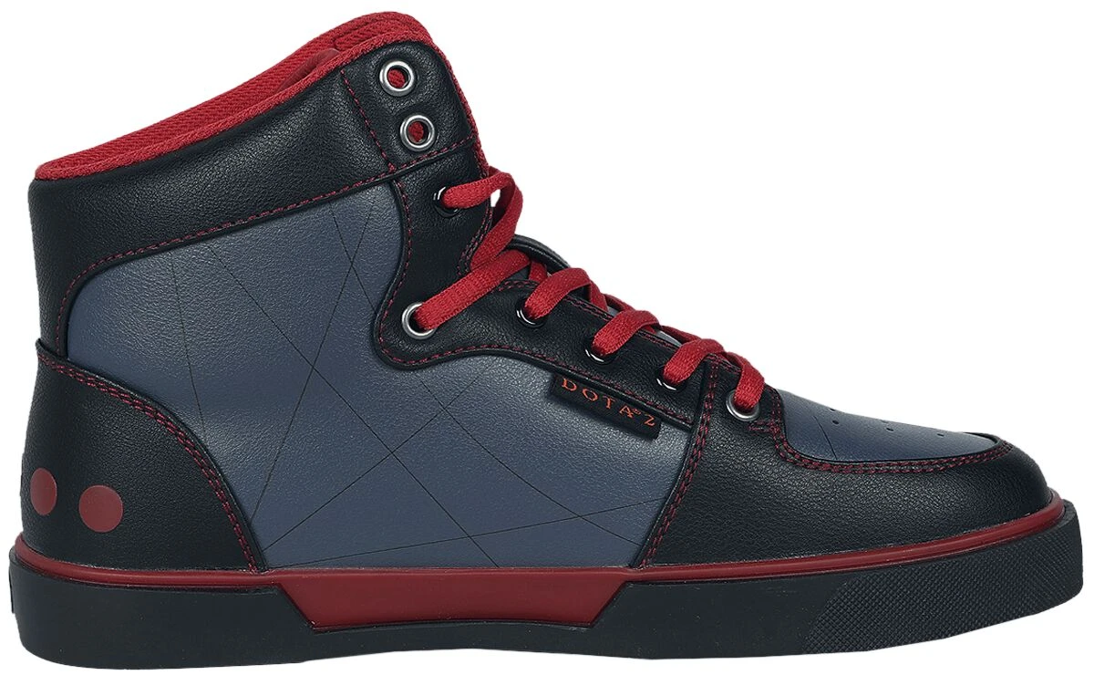 "Team Up" Sneakers High Zwart-grijs Van DOTA 2 - Afbeelding 3