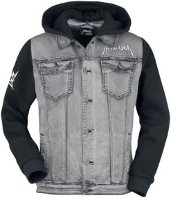 "EMP Signature Collection" Denim Jas Lichtgrijs-zwart Van Metallica
