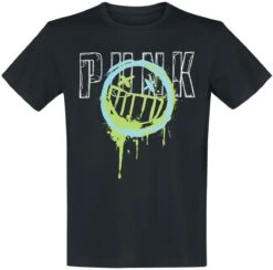 "Neon Punk" T-shirt Zwart Van Borderlands