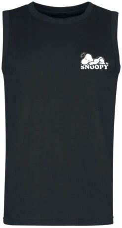 "Charlie Brown Und Snoopy" Tanktop Zwart Van Peanuts