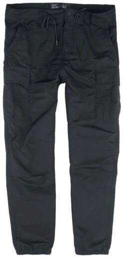 "Clyde Pants" Cargobroeken Zwart Van Vintage Industries