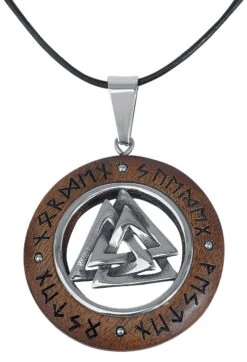 "Wodan Knot" Halsketting Zilverkleurig Van EtNox