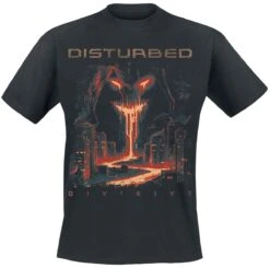 "Divisive" T-shirt Zwart Van Disturbed