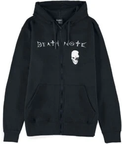 "Schedel" Vest Met Capuchon Zwart Van Death Note