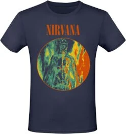 "Sliver" T-shirt Blauw Van Nirvana
