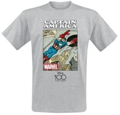 "Disney 100" T-shirt Grijs Van Captain America