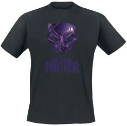 "Mask Logo" T-shirt Zwart Van Black Panther
